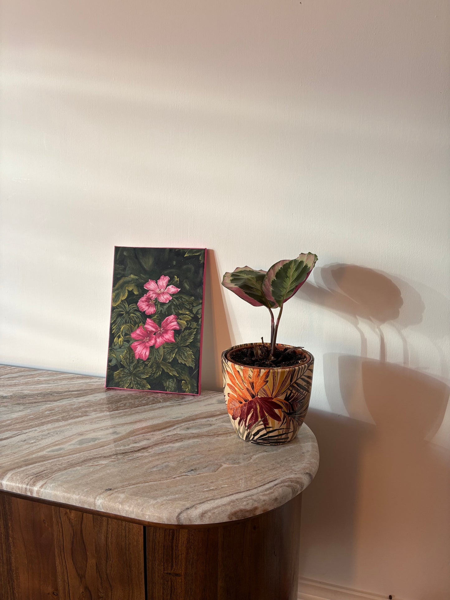 “Cranesbill” original 8x12” oil