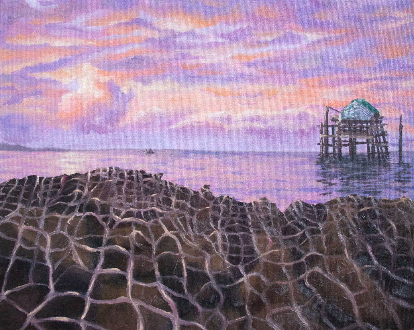 “Sea defence” Art print A4