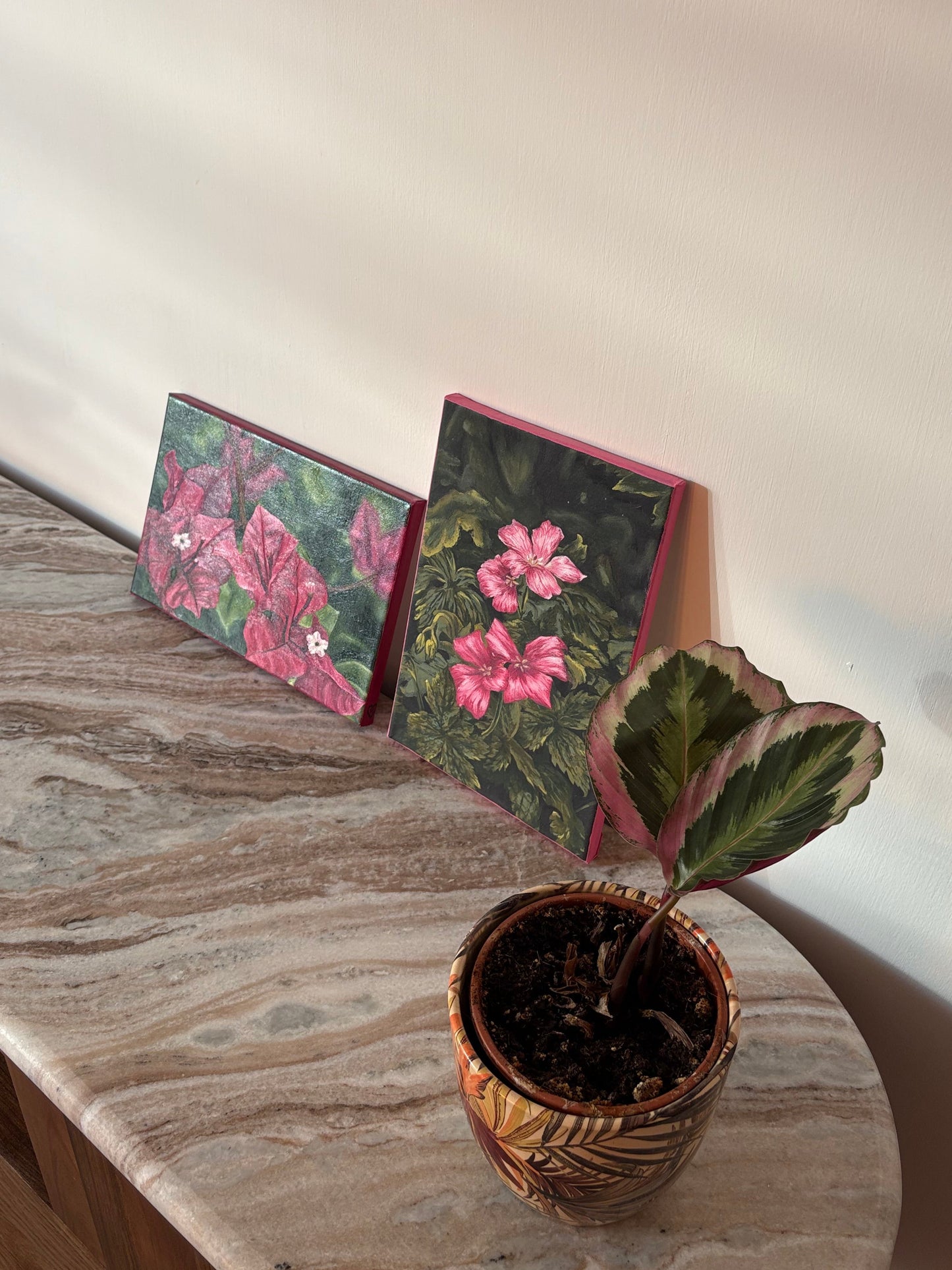 “Cranesbill” original 8x12” oil