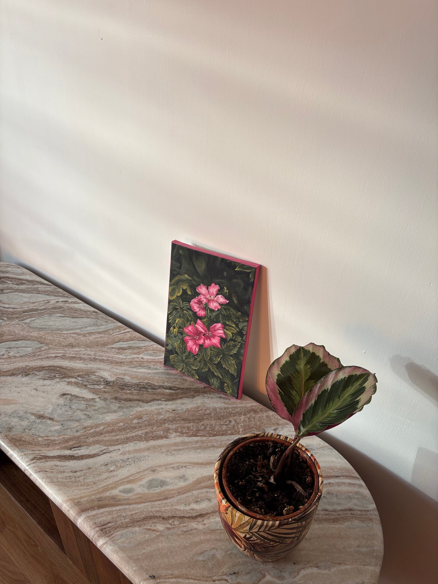 “Cranesbill” original 8x12” oil