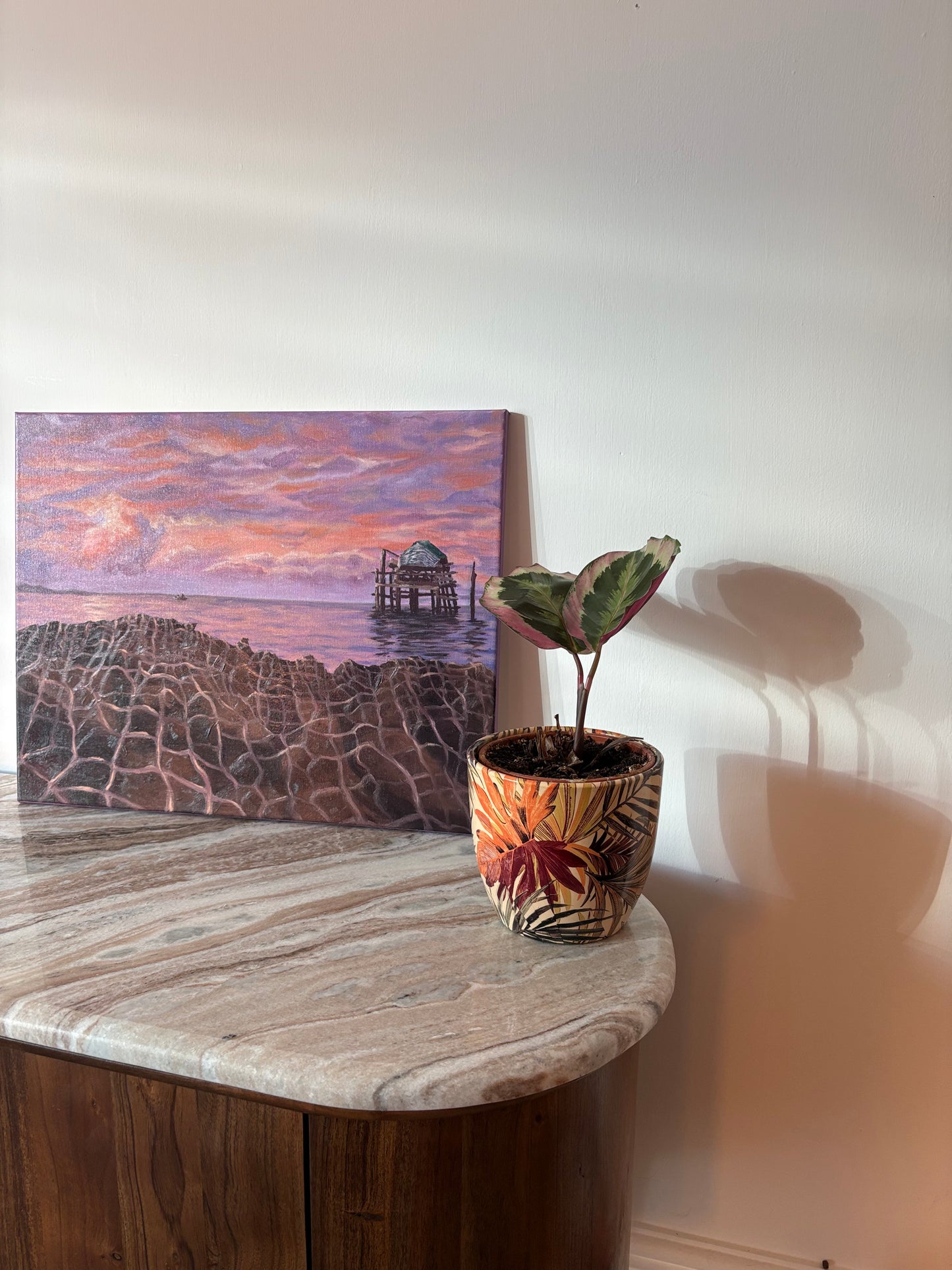 “Sea defence” original 20x16” oil